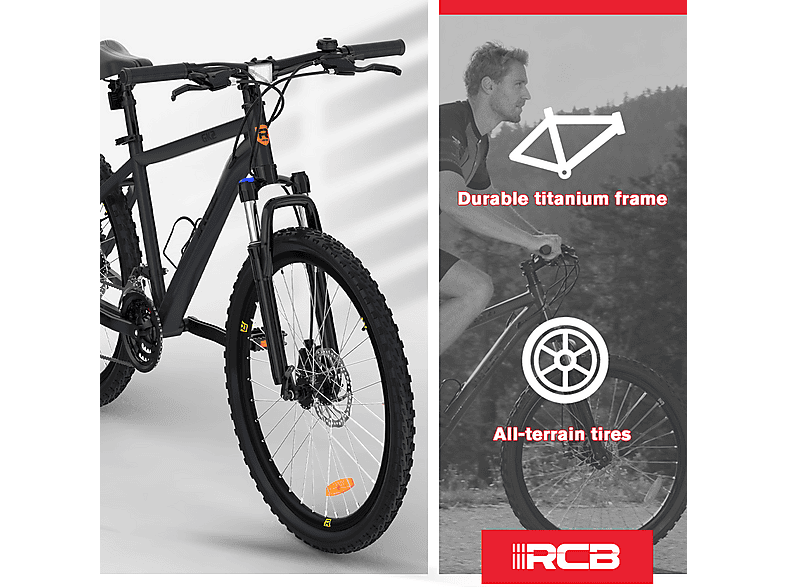 Bicicleta de Montaña RCB con Titanio en color Gris — foto 4