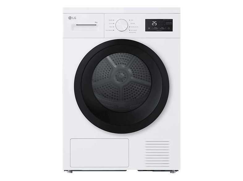 LG Secadora bomba de calor en color Blanco — 8 kg y 8 programas — foto 1