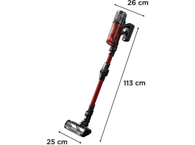 ROWENTA Aspirador escoba en color Rojo — 380 W y 0.65 L — foto 7