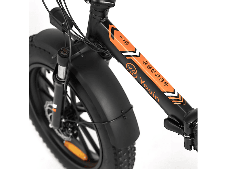 Bicicleta plegable YOUIN con 250 W en color Negro — foto 4