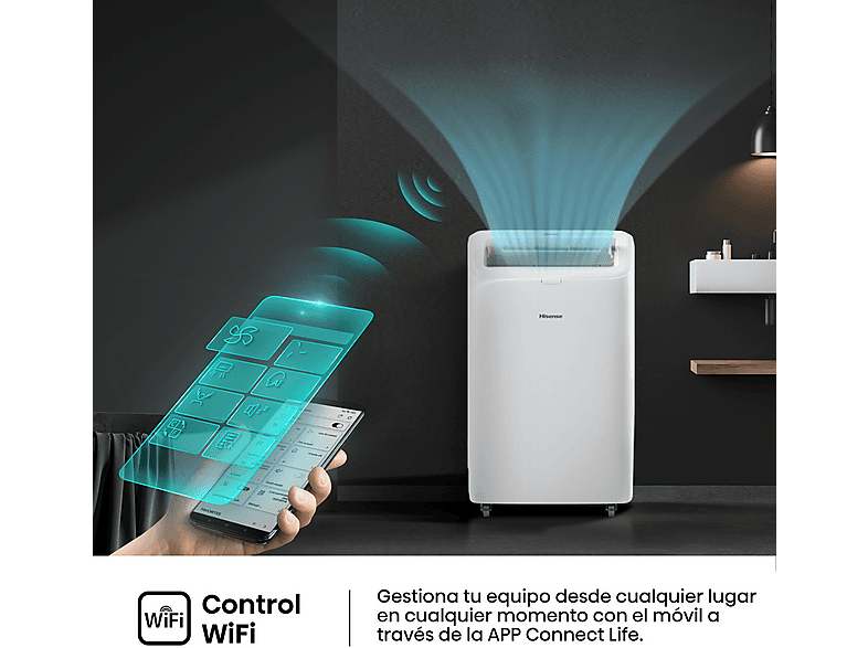 Aire acondicionado portátil HISENSE en color Blanco — foto 6