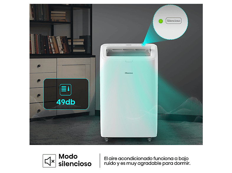 Aire acondicionado portátil HISENSE en color Blanco — foto 7