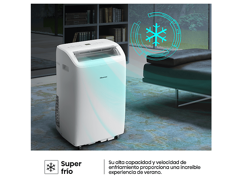 Aire acondicionado portátil HISENSE en color Blanco — foto 8