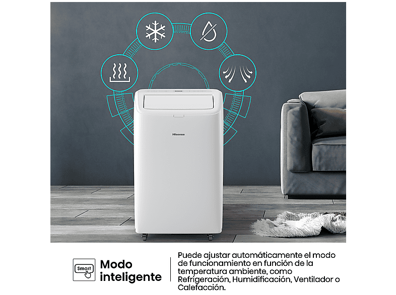 Aire acondicionado portátil HISENSE en color Blanco — foto 9