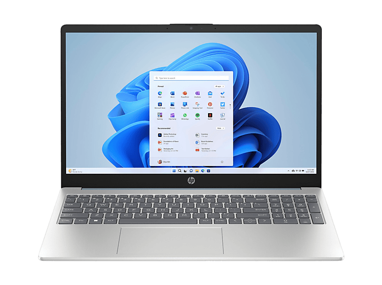 Portátil HP — 15,6" Full HD y Intel® Core™ Ultra 7 155H (mod. 15-fd1020ns)