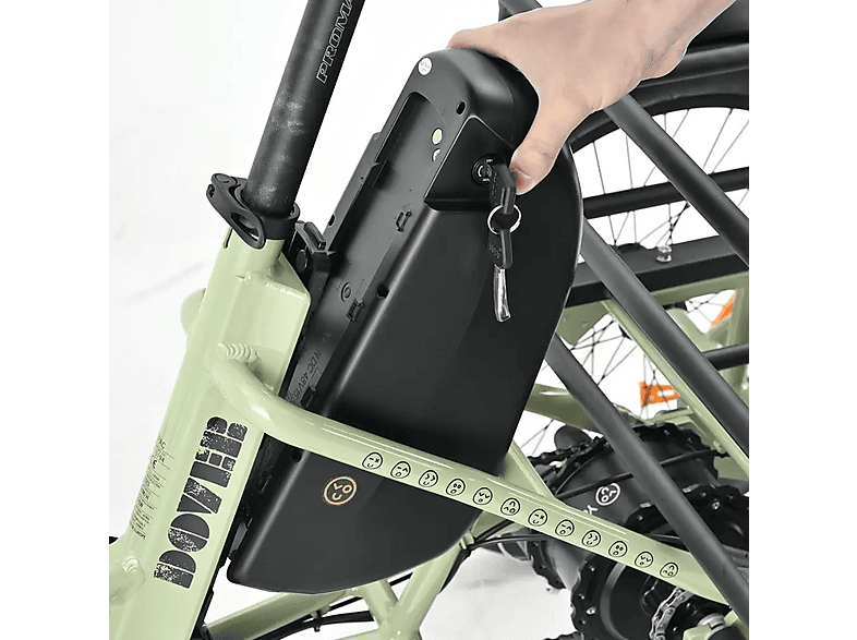 Bicicleta urbana YOUIN en color Verde, 250W — foto 4