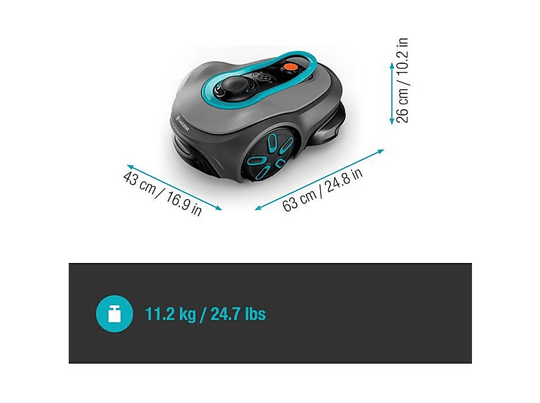 Robot cortacésped GARDENA con 18 V en color Grey — foto 8