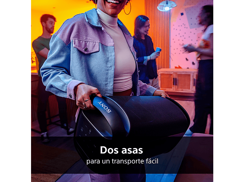 Altavoz de gran potencia SONY en color Negro, Con batería — foto 4