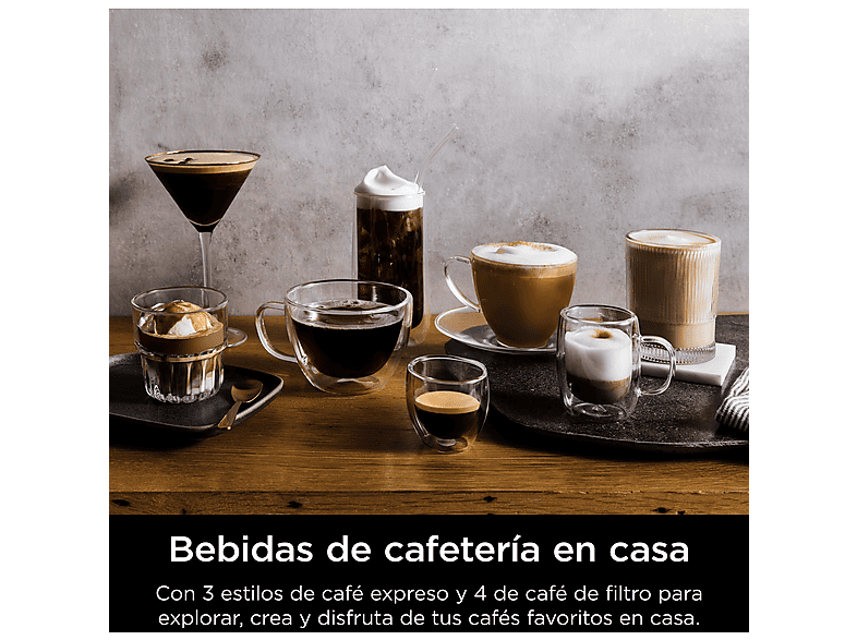 NINJA Cafetera express 9 bar (mod. Luxe Café Premier ES601EUBK) en color Negro — foto 3