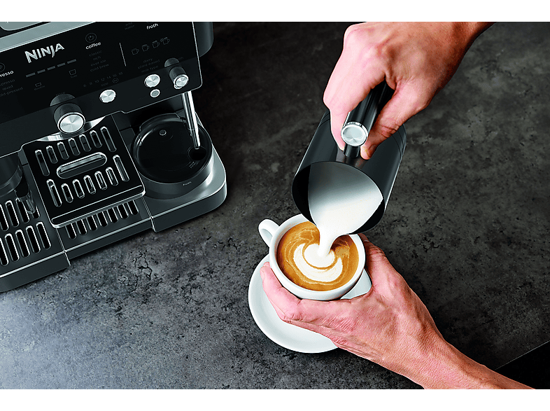 NINJA Cafetera express 9 bar (mod. Luxe Café Premier ES601EUBK) en color Negro — foto 7