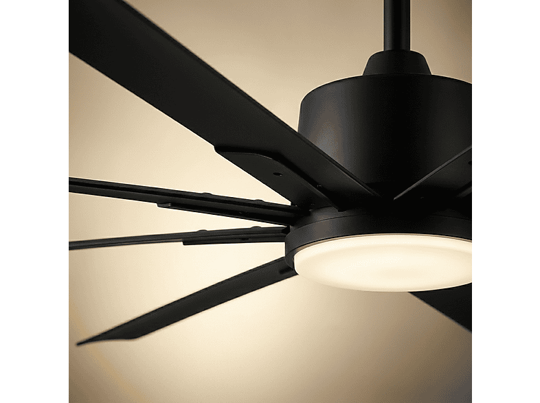 SELEOK Ventilador de techo 6 velocidades (mod. NAPOLI_182) en color Negro — foto 3