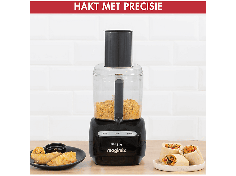 MAGIMIX Procesador de alimentos en color Negro (mod. Mini Plus) — foto 5