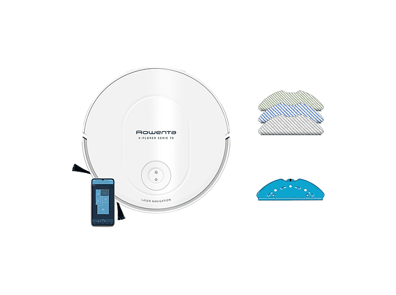 ROWENTA Robot aspirador en color Branco (mod. X-Plorer Series 70 RR8477)