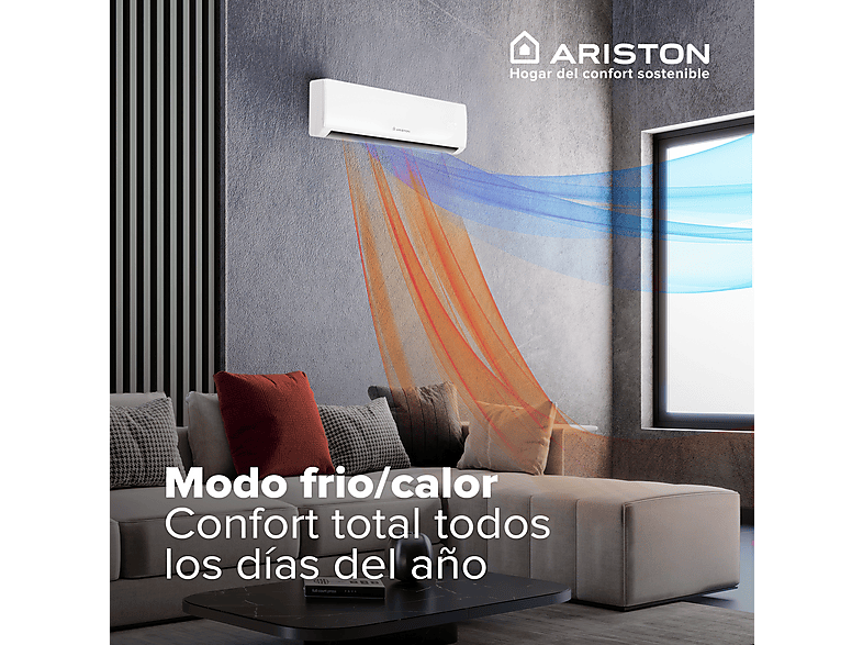 Aire acondicionado split 1x1 ARISTON en color White (mod. KIOS 35) — foto 2