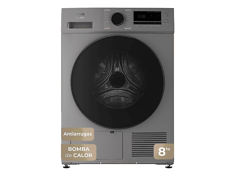 EVVO Secadora bomba de calor en color Inoxidable (mod. S8X D) — foto 1