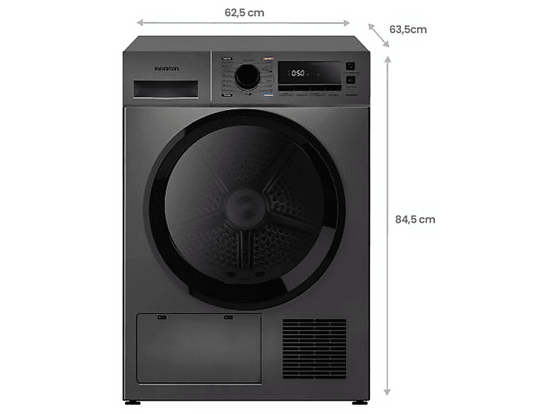 Secadora Bomba de Calor INFINITON en color Dark Inox, 10 kg — foto 3