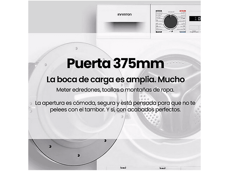 Secadora Bomba de Calor INFINITON en color Dark Inox, 10 kg — foto 6