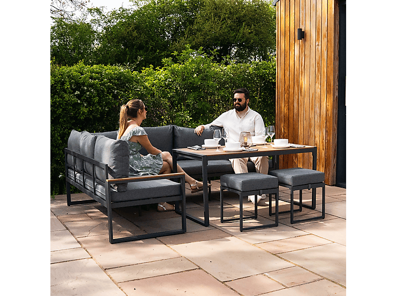 Conjunto de jardín MONSTER con 241 cm x 173,5 cm x 66 cm en color Marrón — foto 4