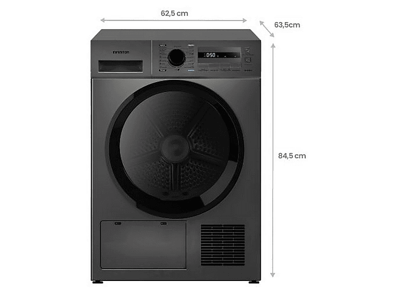 Secadora Bomba de Calor INFINITON en color Dark Inox, 8 kg — foto 2