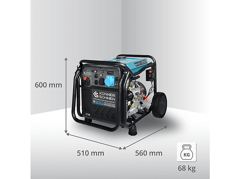 Generador de energía KÖNNER & SÖHNEN con 20 l en color Multicolor — foto 6