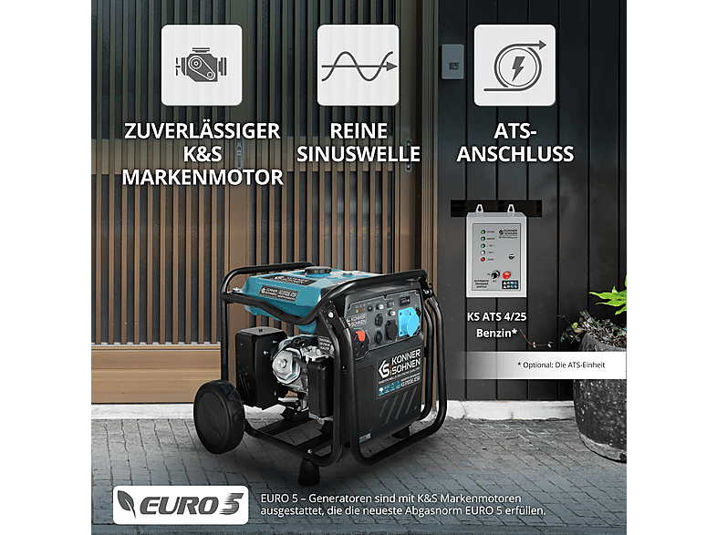 Generador de energía KÖNNER & SÖHNEN con 20 l en color Multicolor — foto 7