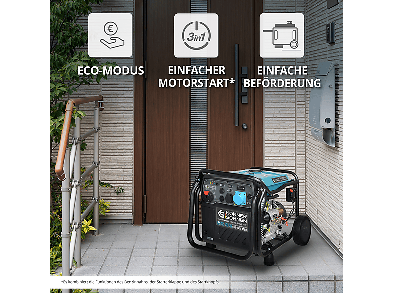 Generador de energía KÖNNER & SÖHNEN con 20 l en color Multicolor — foto 8