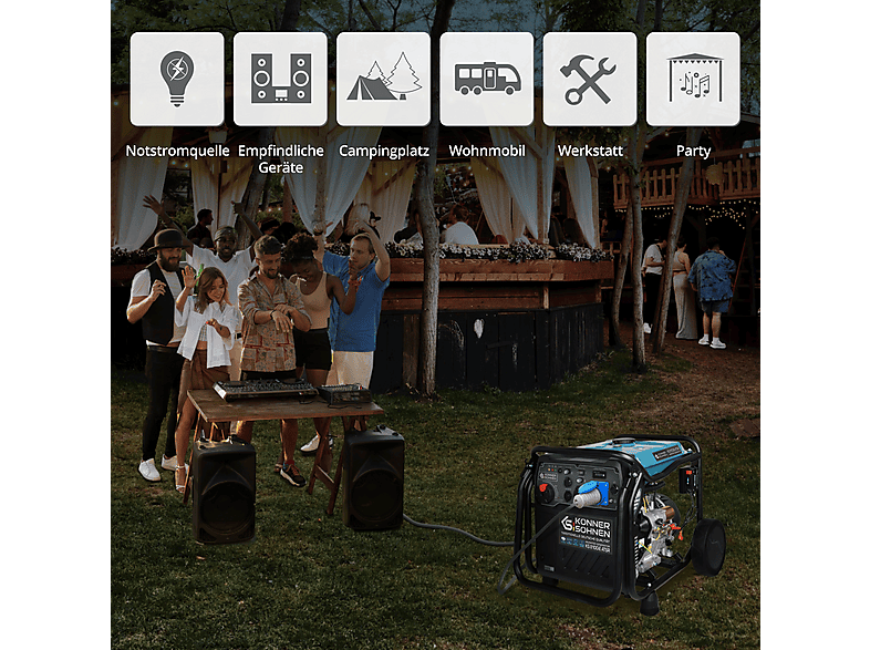 Generador de energía KÖNNER & SÖHNEN con 20 l en color Multicolor — foto 9