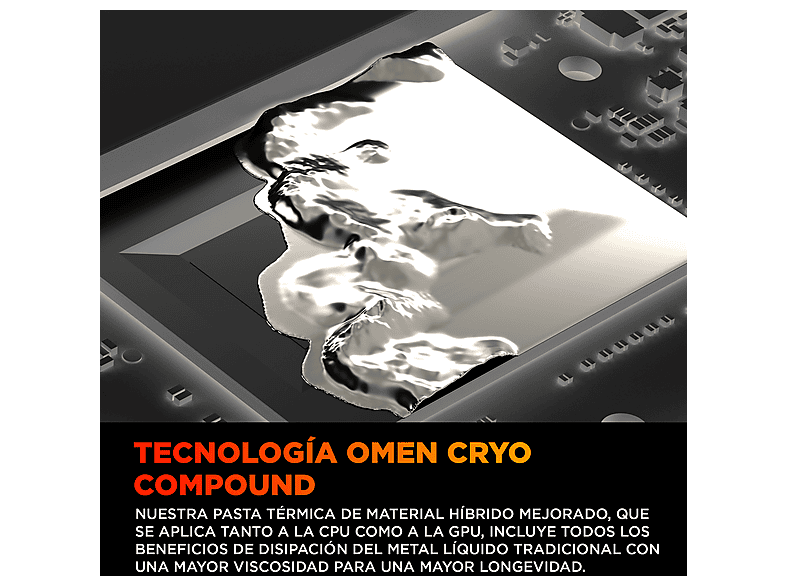 HP Portátil gaming en color Negro Sombra (mod. OMEN Gaming Laptop 16-ap0004ns) — foto 8