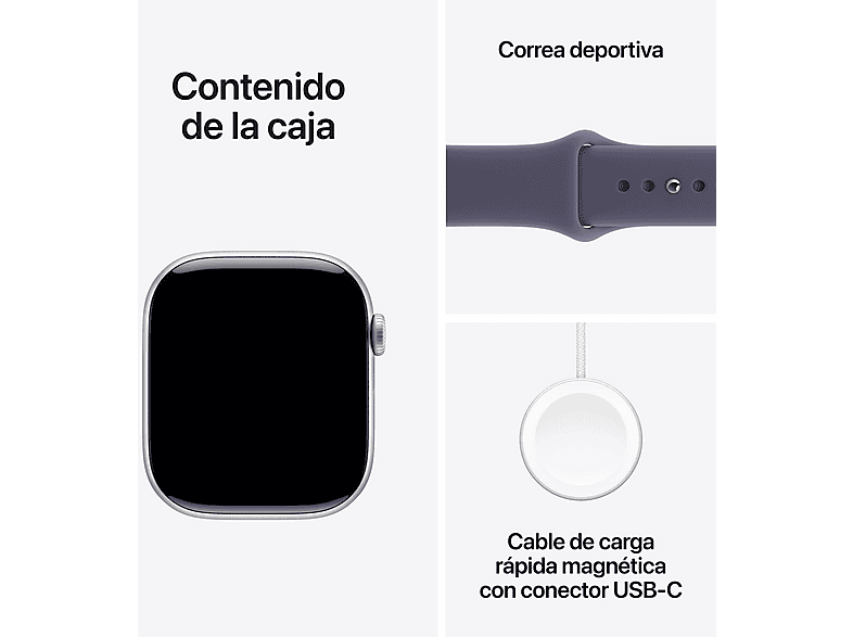 Smartwatch APPLE con GPS en color Niebla lila — foto 8