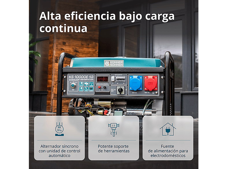 Generador de energía KÖNNER & SÖHNEN en color Multicolor de 25 l — foto 5