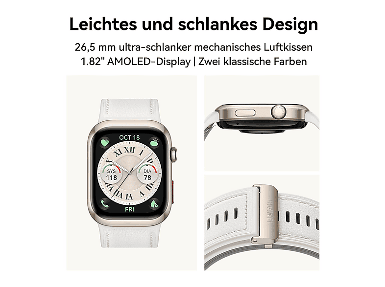 Smartwatch HUAWEI en color Blanco (mod. WATCH D2 WHITE) — foto 9