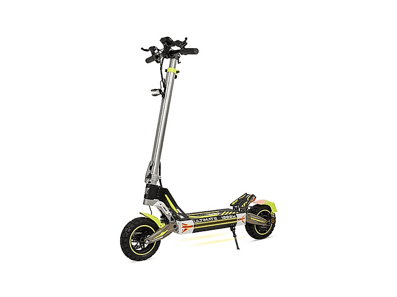 ECOXTREM Patinete eléctrico en color Negro - Verde — Carga máx. 120 kg y 50 km autonomía