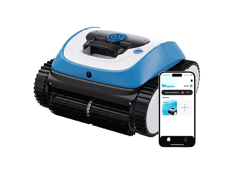 Robot limpiafondos AQUALLICE en color Negro de 12 m — foto 1