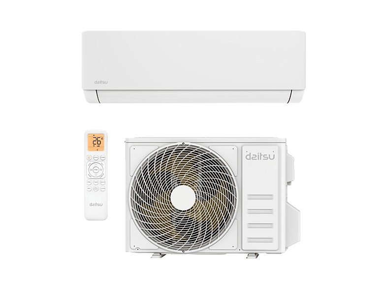 Aire acondicionado Split 1 x 1 DAITSU — 3027 fg/h y Inverter (mod. Artic DS-12KZ)
