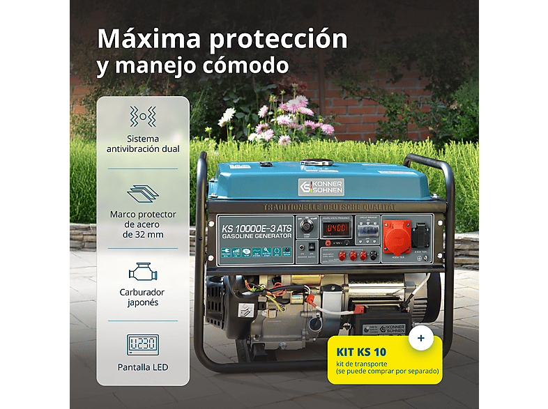 Generador de energía KÖNNER & SÖHNEN en color Multicolor de 25 l — foto 10