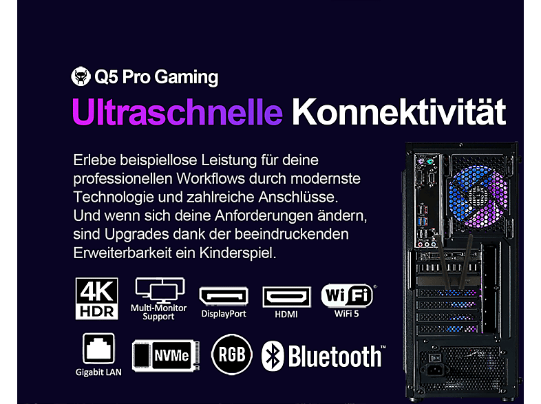 Pack PC gaming BEASTCOM (mod. Q5 | Pro Gaming) — foto 9