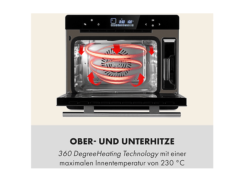 Horno a vapor KLARSTEIN — Integrable y 24 l (mod. MasterFresh) — foto 4