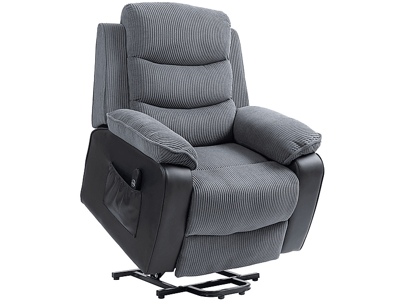 HOMCOM Sillón levanta personas 46 kg (mod. 713-178V92CG) en color Gris Oscuro