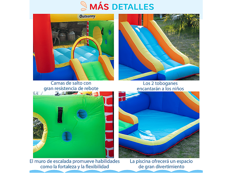 Castillo hinchable OUTSUNNY (mod. 342-055V90) — foto 4