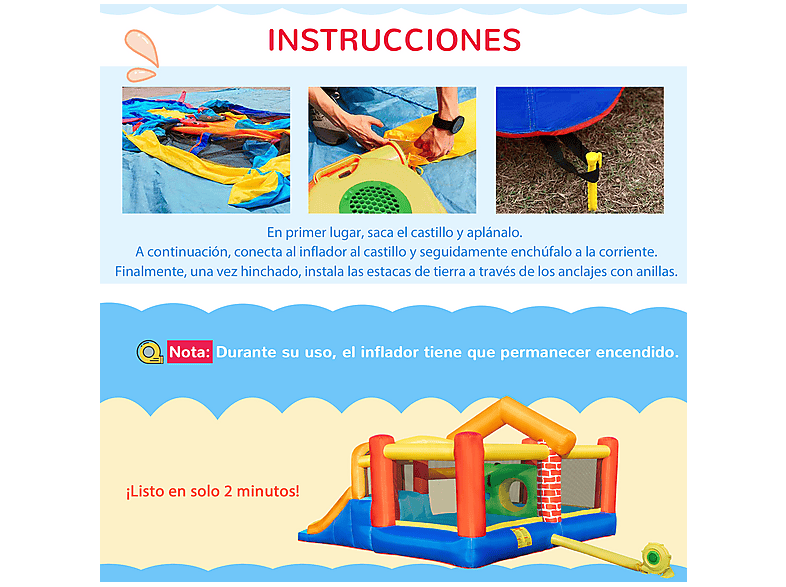 Castillo hinchable OUTSUNNY (mod. 342-055V90) — foto 8