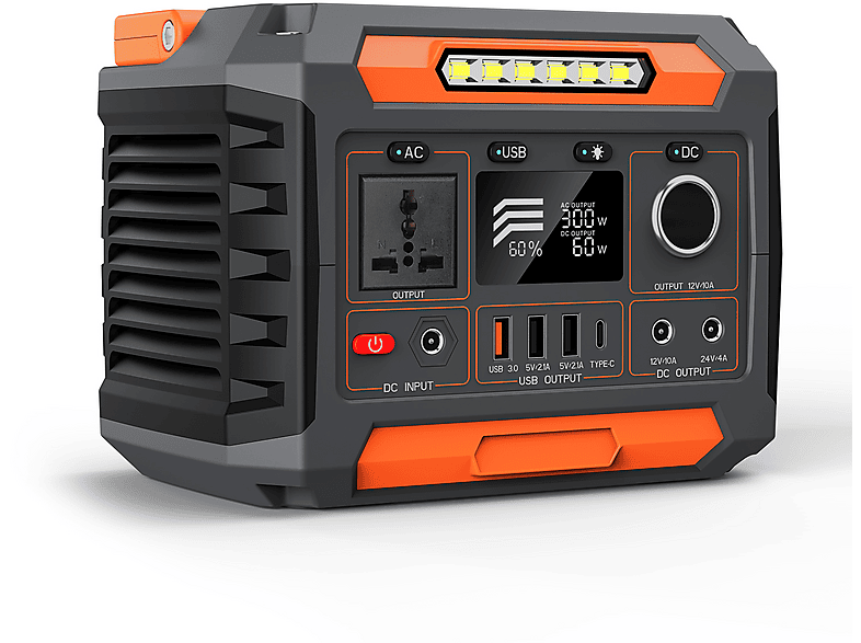 Estación de energía DAM ELECTRONICS con 78000 mAh en color Naranja — foto 1