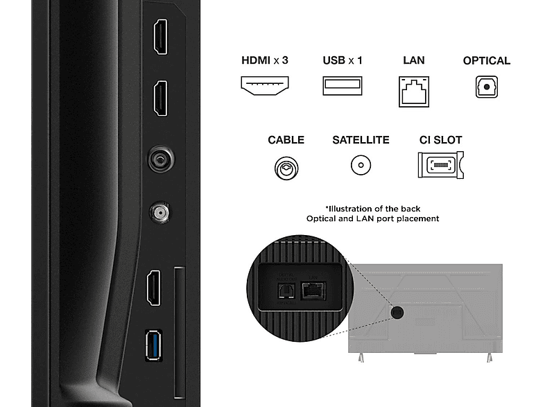 TV QLED 55" TCL en color Negro, UHD 4K — foto 11