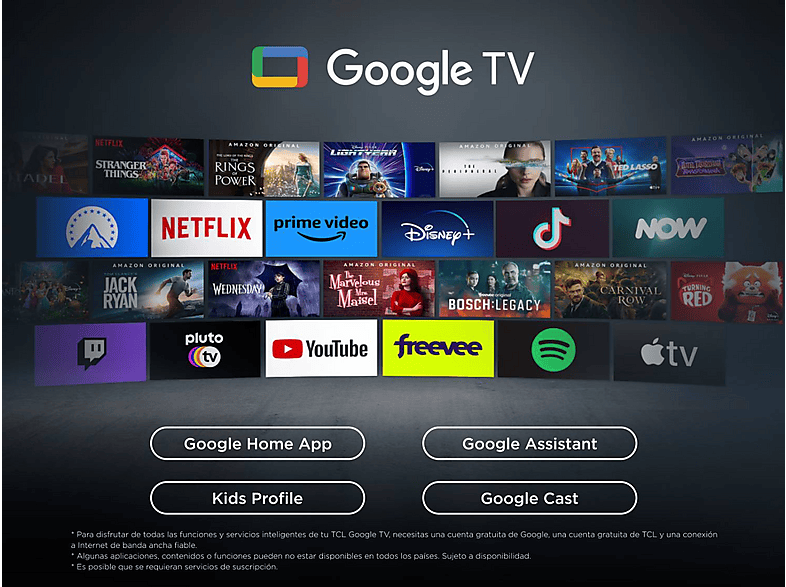 TV QLED 55" TCL en color Negro, UHD 4K — foto 15