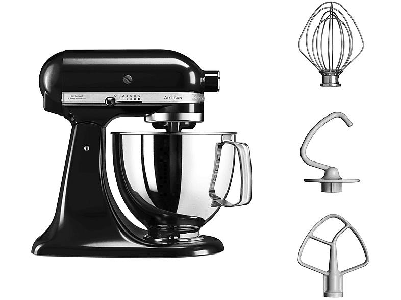 KITCHENAID Robot amasador 300W en color Negro — foto 4