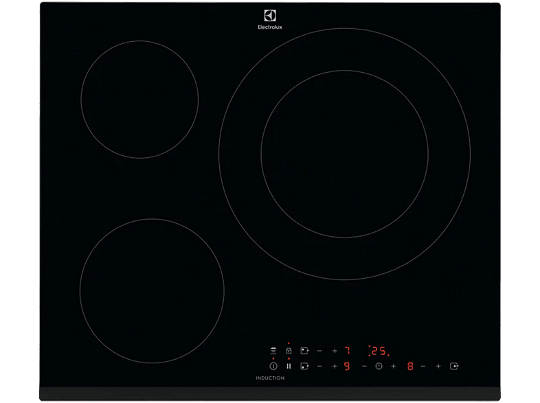 Encimera inducción ELECTROLUX en color Negro de 3 zonas — foto 1