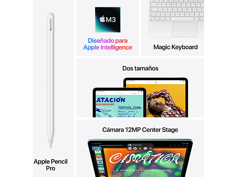 APPLE Tablet en color Blanco estrella — 1TB y 11" — foto 9
