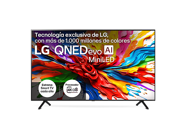 TV QNED MiniLED75" LG con UHD 4K en color Negro — foto 1