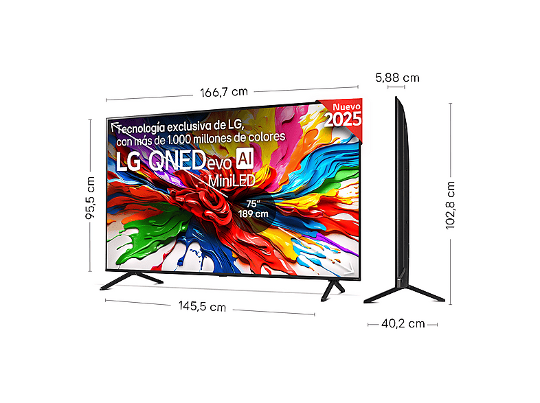 TV QNED MiniLED75" LG con UHD 4K en color Negro — foto 17