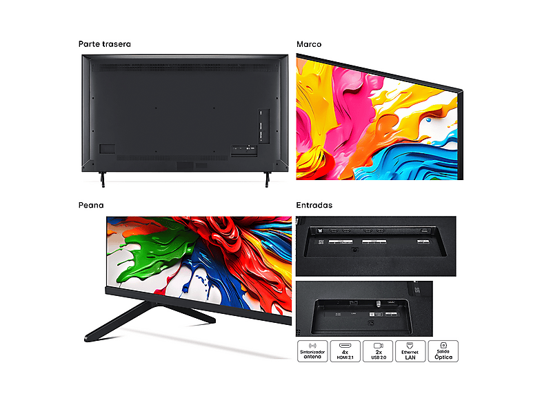 TV QNED MiniLED75" LG con UHD 4K en color Negro — foto 18