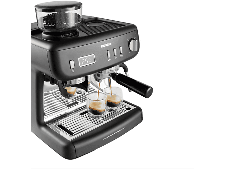 Cafetera express BREVILLE en color Negro de 1600 W — foto 3